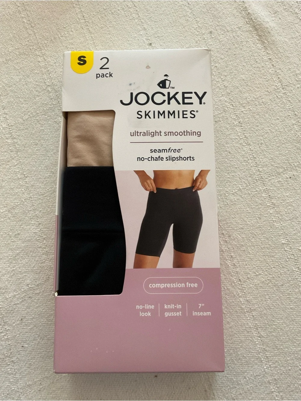 Jockey Women's Skimmies Slip Short, 2-pack